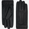 Noah (black) – Luxurious deerskin leather gloves with warm wool lining 1