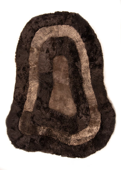 Obelix – Unique Shaped Rug in Natural Shearling, by Homelosophy