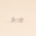 Plumeria Flower Stud Earrings 1
