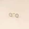 Pearl Shell Flower Stud Earrings 2