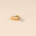 Studded Huggie Hoop Earrings 3