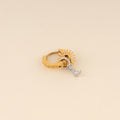 Studded Huggie Hoop Earrings 4