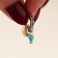 Southwest Huggie Hoop Earrings 2