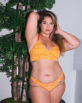 Longline Bralette - Trippy Creamsicle 4