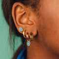 December Birthstone Stud Earrings - Image 3