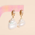 Jumbo Shell Super Chunky Huggie Hoop Charms 4