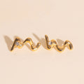 Wave Whisper Stud Earrings 1