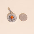 Amber Sun Necklace Charm 5
