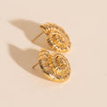 Shell Swirl Stud Earrings 2