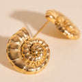 Shell Swirl Stud Earrings 3