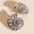 Shell Swirl Stud Earrings 4