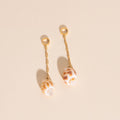 Mini Seashell Dangle Huggie Hoop Charms 1