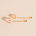 Mini Seashell Dangle Huggie Hoop Charms 2