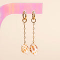 Mini Seashell Dangle Huggie Hoop Charms 4