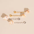 Mini Seashell Dangle Huggie Hoop Charms 9