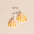 Jumbo Seashell Dangle Huggie Hoop Charms 7