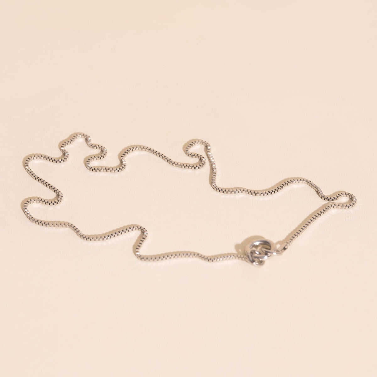 Dainty Box Chain Necklace (20")