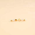 Mini Natural Pearl Huggie Hoop Charms 3