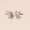 Mini Half Bloomed Stud Earrings 7