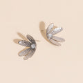Mini Half Bloomed Stud Earrings 6