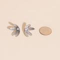 Mini Half Bloomed Stud Earrings 10