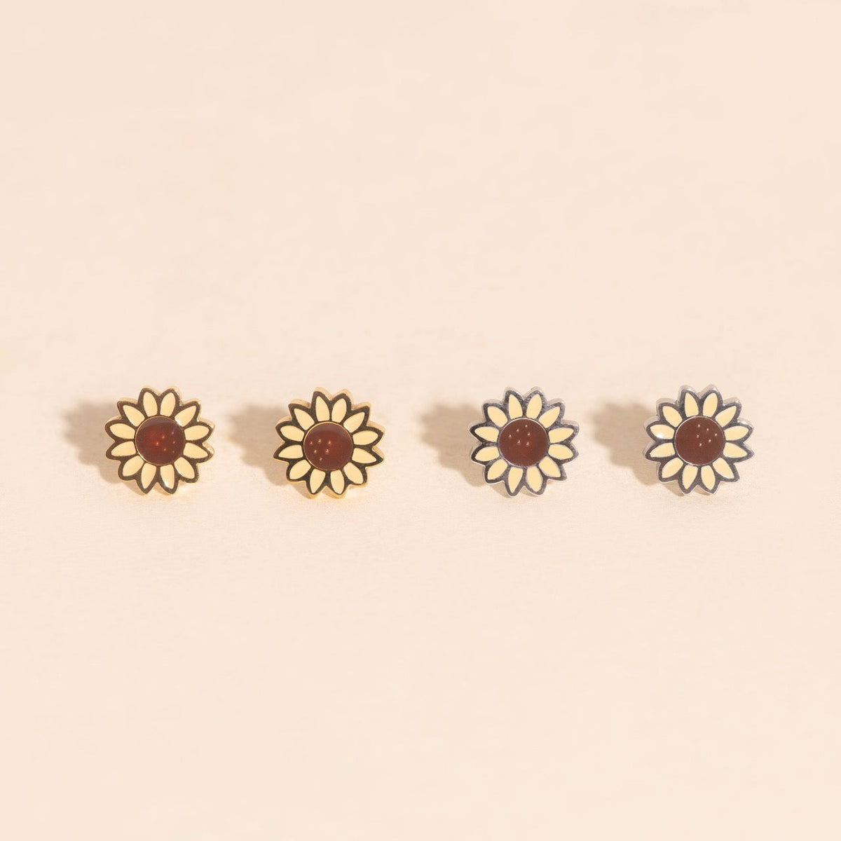 Sunflower Stud Earrings