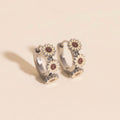 Sunflower 3D Huggie Hoop Earrings 6