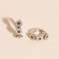 Sunflower 3D Huggie Hoop Earrings 3