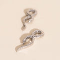 Snake Chunky Huggie Hoop Charms 8