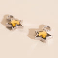 Shiny Star Huggie Hoop Charms 5