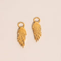 Wing Chunky Huggie Hoop Charms 4