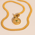 Crystal Compass Necklace Charm 6