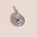 Crystal Compass Necklace Charm 8