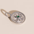 Crystal Compass Necklace Charm 7
