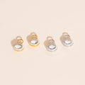 Blue Frost Chunky Huggie Hoop Charms 7