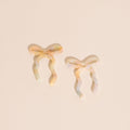Iridescent Acrylic Bow Hoop Charms 1