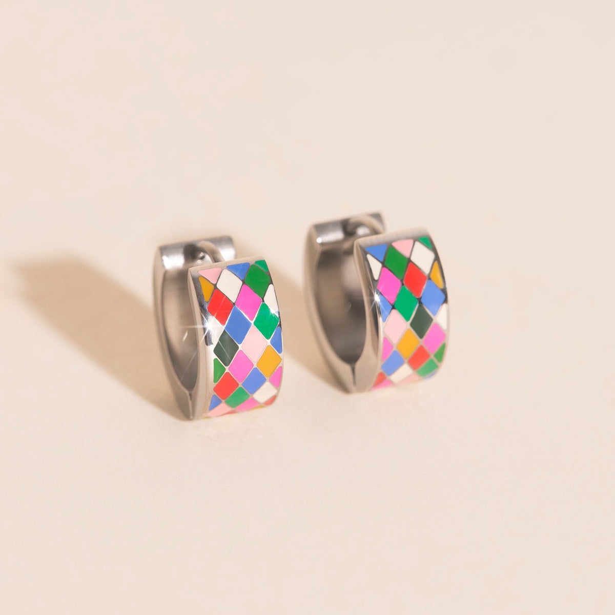 Merry & Bright Super Chunky Huggie Hoop Earrings