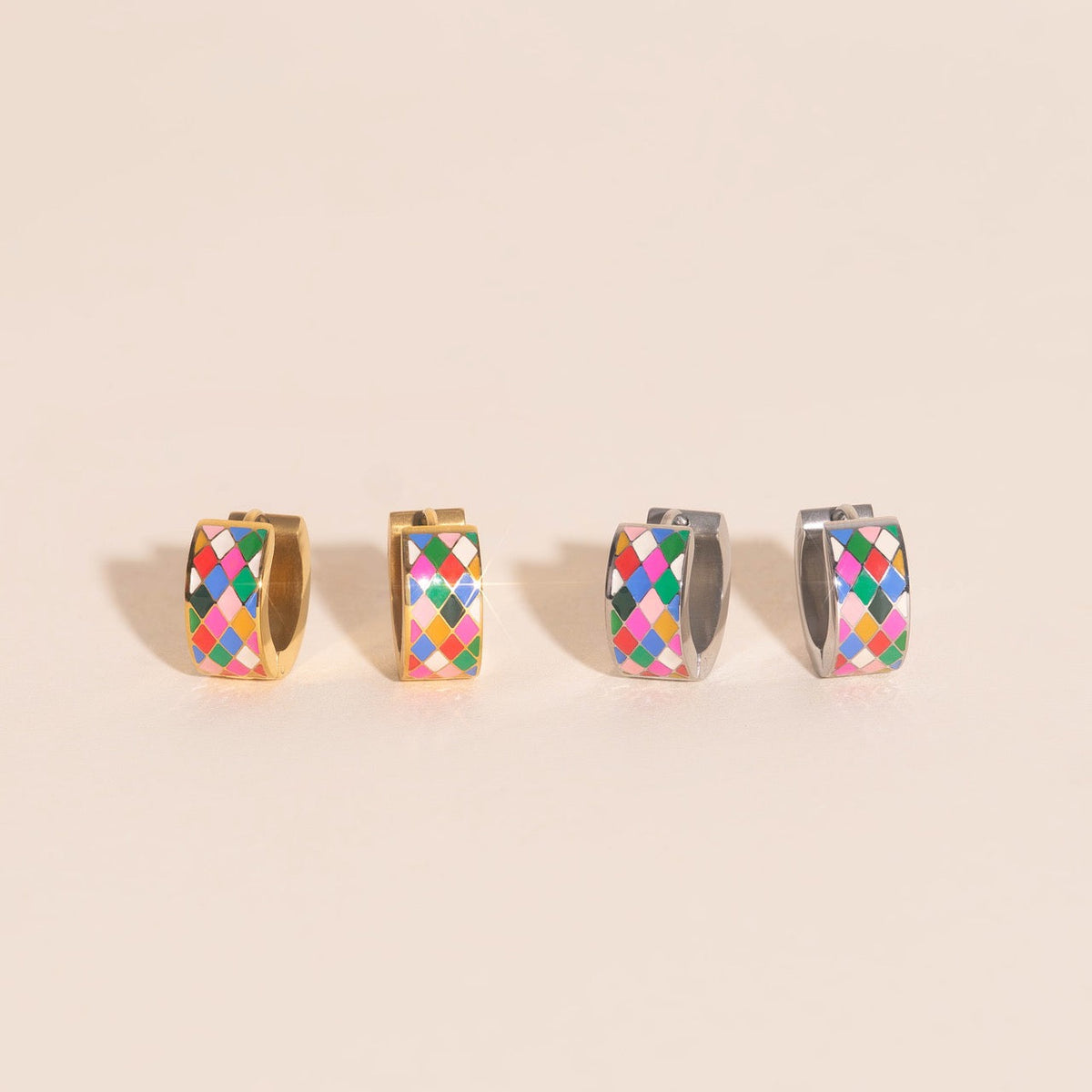 Merry & Bright Super Chunky Huggie Hoop Earrings