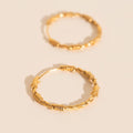 Barbed Wire Huggie Hoop Earrings 1
