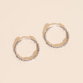 Barbed Wire Huggie Hoop Earrings 7