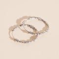 Barbed Wire Huggie Hoop Earrings 5