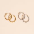 Barbed Wire Huggie Hoop Earrings 8