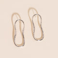 Hammered Oval Stud Earrings 6