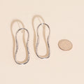 Hammered Oval Stud Earrings 8