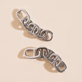 Chain Chunky Huggie Hoop Charms 5