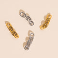 Chain Chunky Huggie Hoop Charms 8