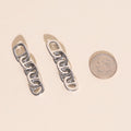 Chain Chunky Huggie Hoop Charms 9