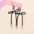 Bowtie Chunky Huggie Hoop Charms 5