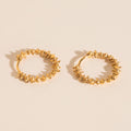 Spiky Huggie Hoop Earrings 1