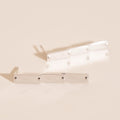 Flat Hammered Bar Stud Earrings 7